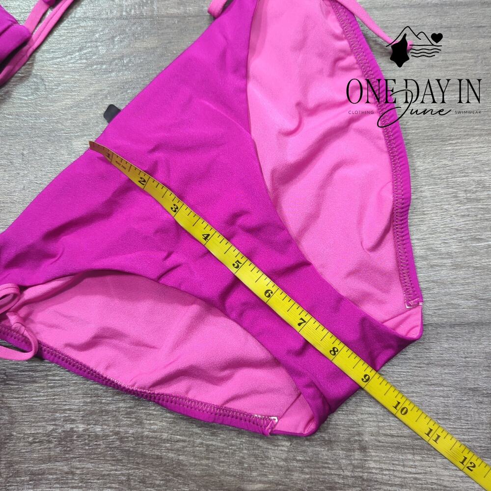 A.Che Padded Tie Side Bikini Swimsuit Size L - Picture 3 of 4